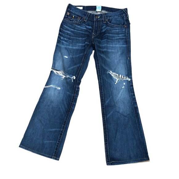 Vintage True Religion Jeans Size 32 BILLY Blue - Picture 5 of 5